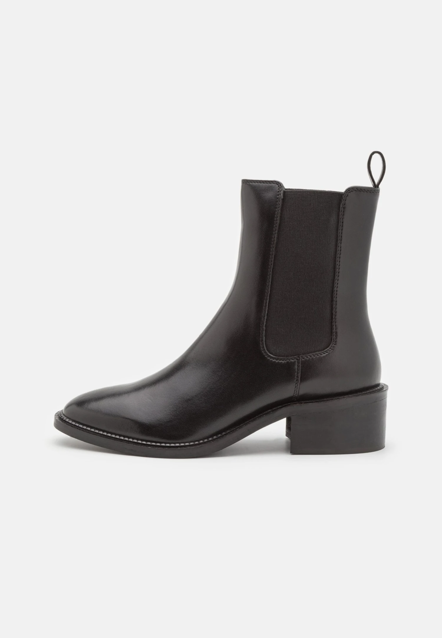 Pier One Leather- Botines - Black 2 Pier One Leather- Botines - Black - Imagen 2