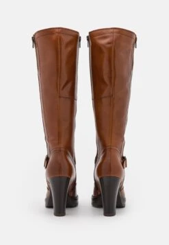 Pier One Leather- Botas De Tacón - Cognac -Pier One Tienda De Ventas 15cd9aca37c24520887417c629b27eb2