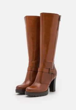 Pier One Leather- Botas De Tacón - Cognac -Pier One Tienda De Ventas 1e904b13bbe04b61b591958331895eb3