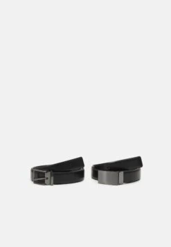 Pier One 2Pack Unisex - Cinturón -Black