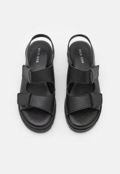 Pier One Leather- Sandalias - Black 11 Pier One Leather- Sandalias - Black -Pier One Tienda De Ventas 416cf047752b46fead206d52841da020