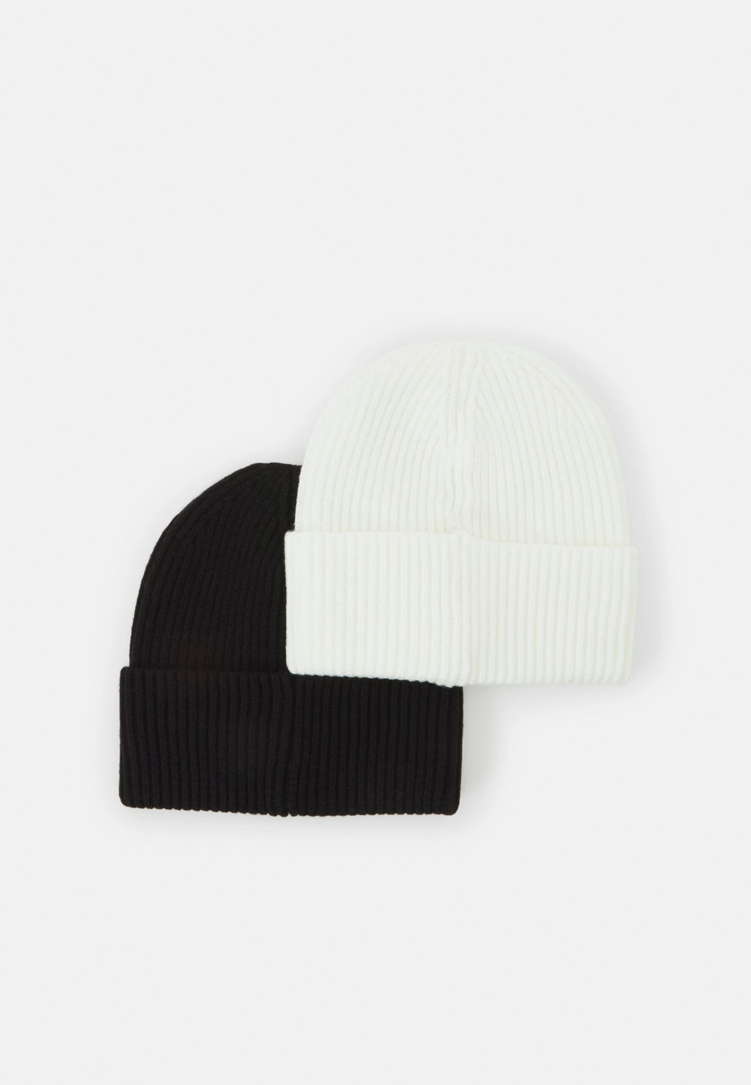 Pier One Unisex 2 Pack - Gorro - Black/White 2 Pier One Unisex 2 Pack - Gorro - Black/White - Imagen 2