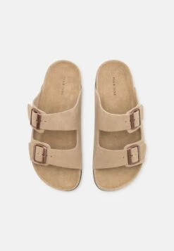Pier One Leather Unisex - Pantuflas - Beige -Pier One Tienda De Ventas 658db7c748df48419a27fd940a9ac1ce
