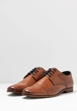 Pier One Leather - Zapatos Con Cordones - Cognac -Pier One Tienda De Ventas 6adc8a15fcba42609cfaac073b602468