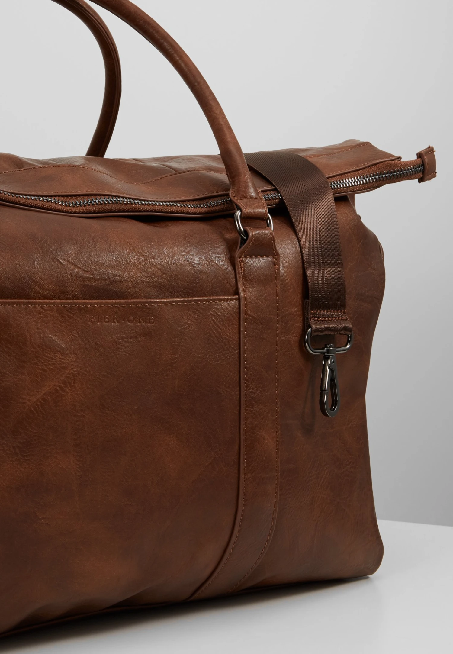 Pier One Unisex - Bolsa De Fin De Semana - Dark Brown 4 Pier One Unisex - Bolsa De Fin De Semana - Dark Brown - Imagen 4