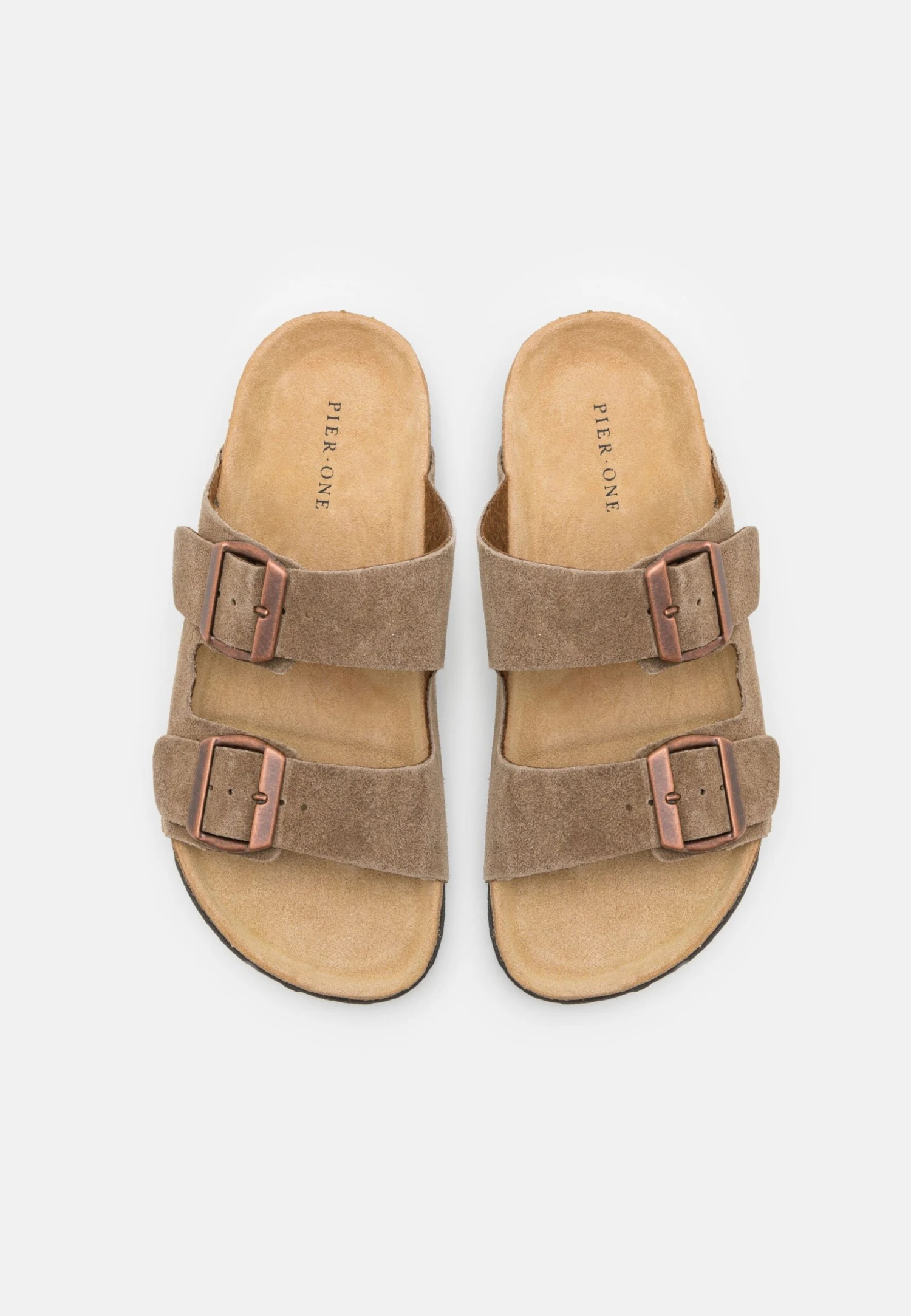 Pier One Leather Unisex - Pantuflas - Stone 4 Pier One Leather Unisex - Pantuflas - Stone - Imagen 4