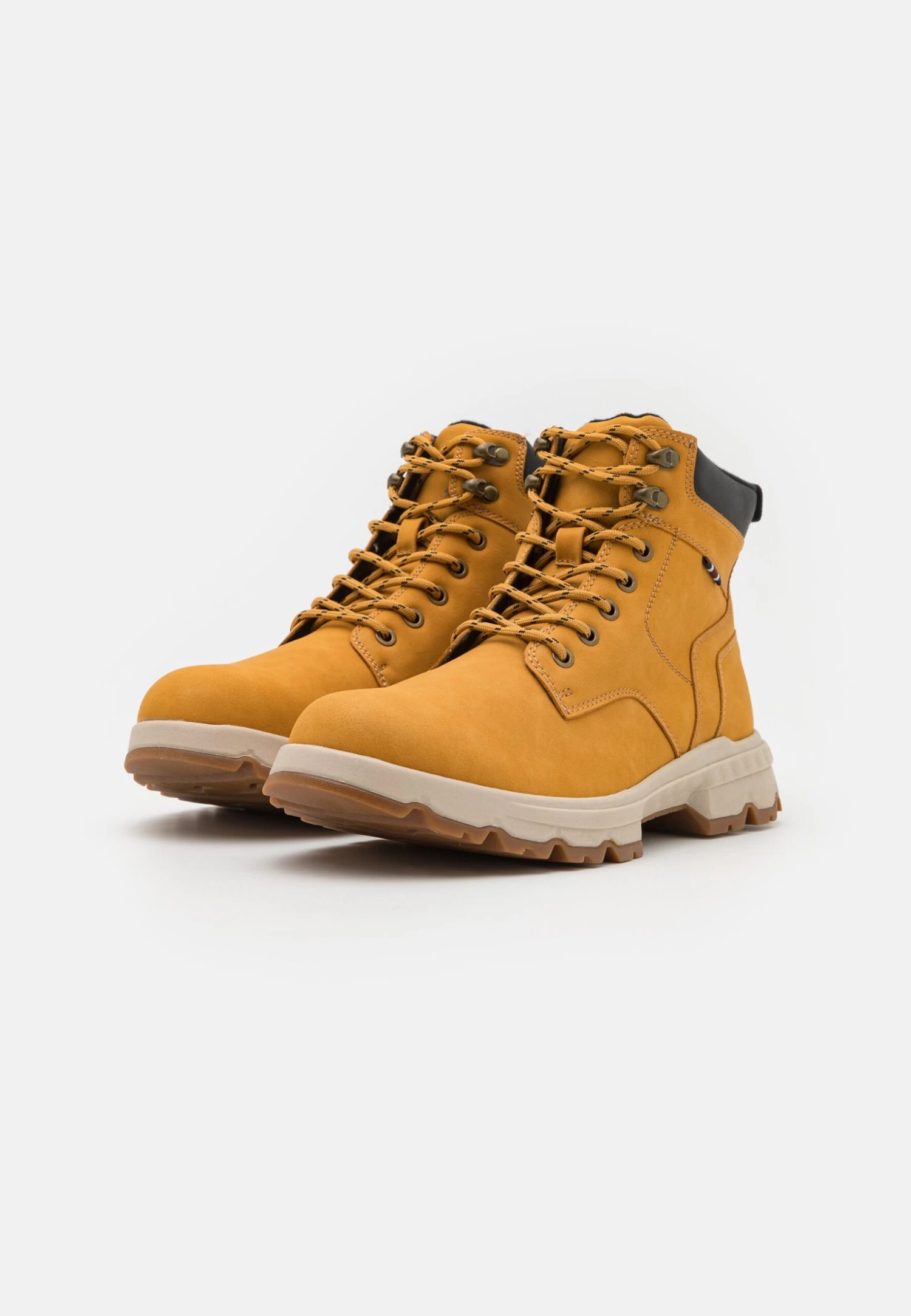 Pier One Botines Con Cordones - Yellow 2 Pier One Botines Con Cordones - Yellow - Imagen 2