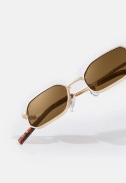 Pier One Unisex - Gafas De Sol - Gold-Coloured/Brown -Pier One Tienda De Ventas 9a37597b6be44ef4be553724b96c967c