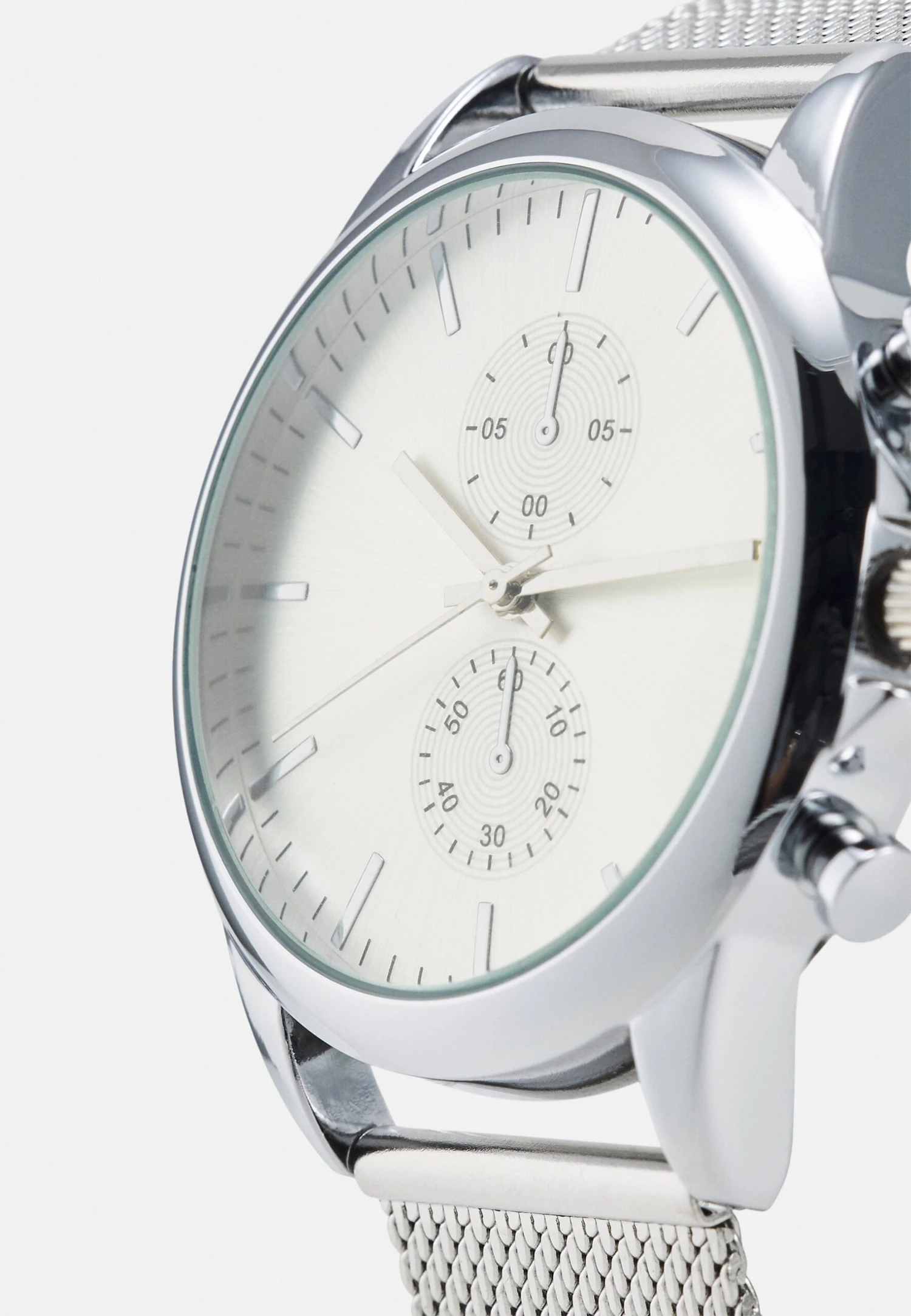 Pier One Unisex - Cronógrafo - Silver-Coloured 4 Pier One Unisex - Cronógrafo - Silver-Coloured - Imagen 4