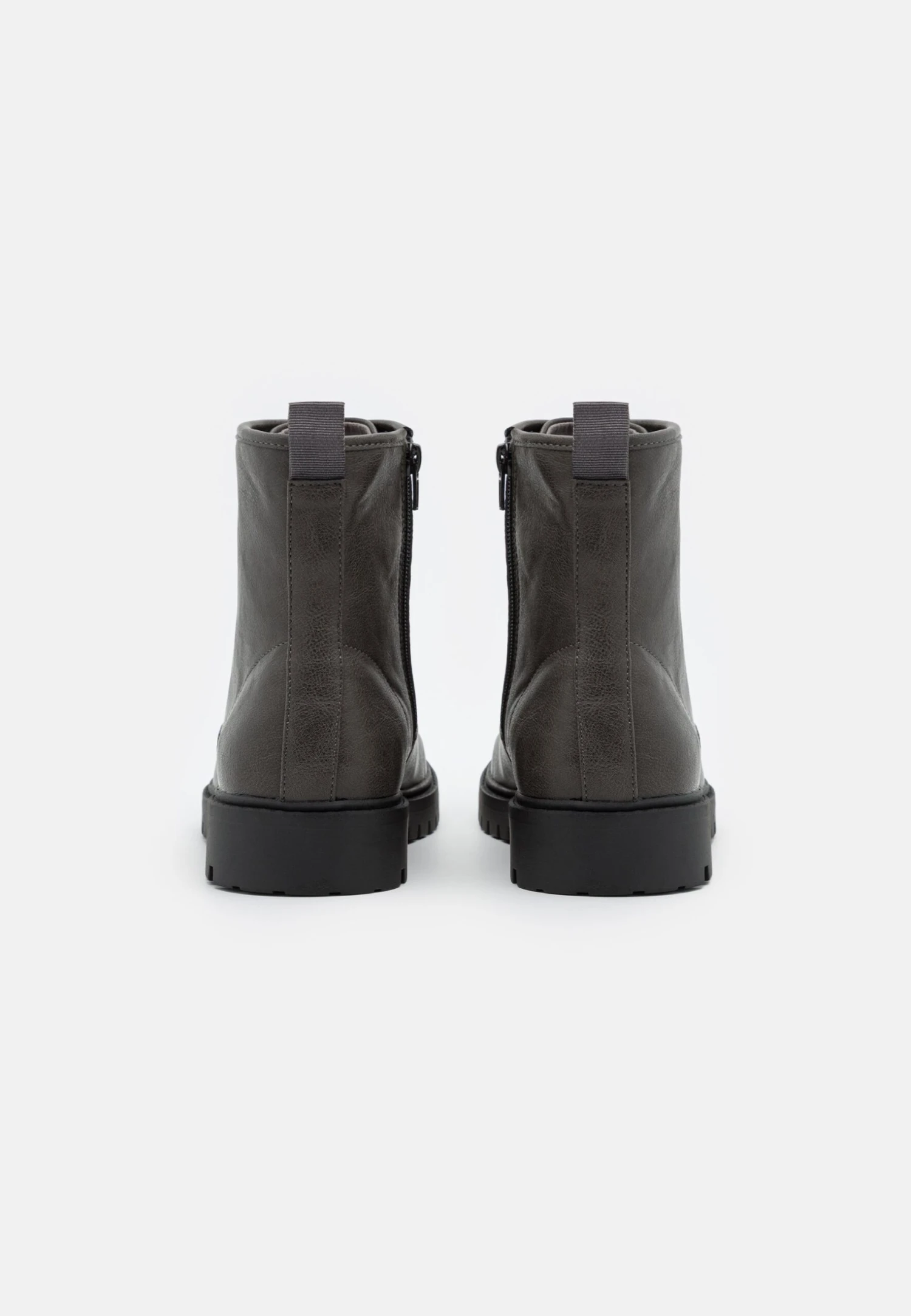 Pier One Unisex - Botines Con Cordones - Grey 3 Pier One Unisex - Botines Con Cordones - Grey - Imagen 3