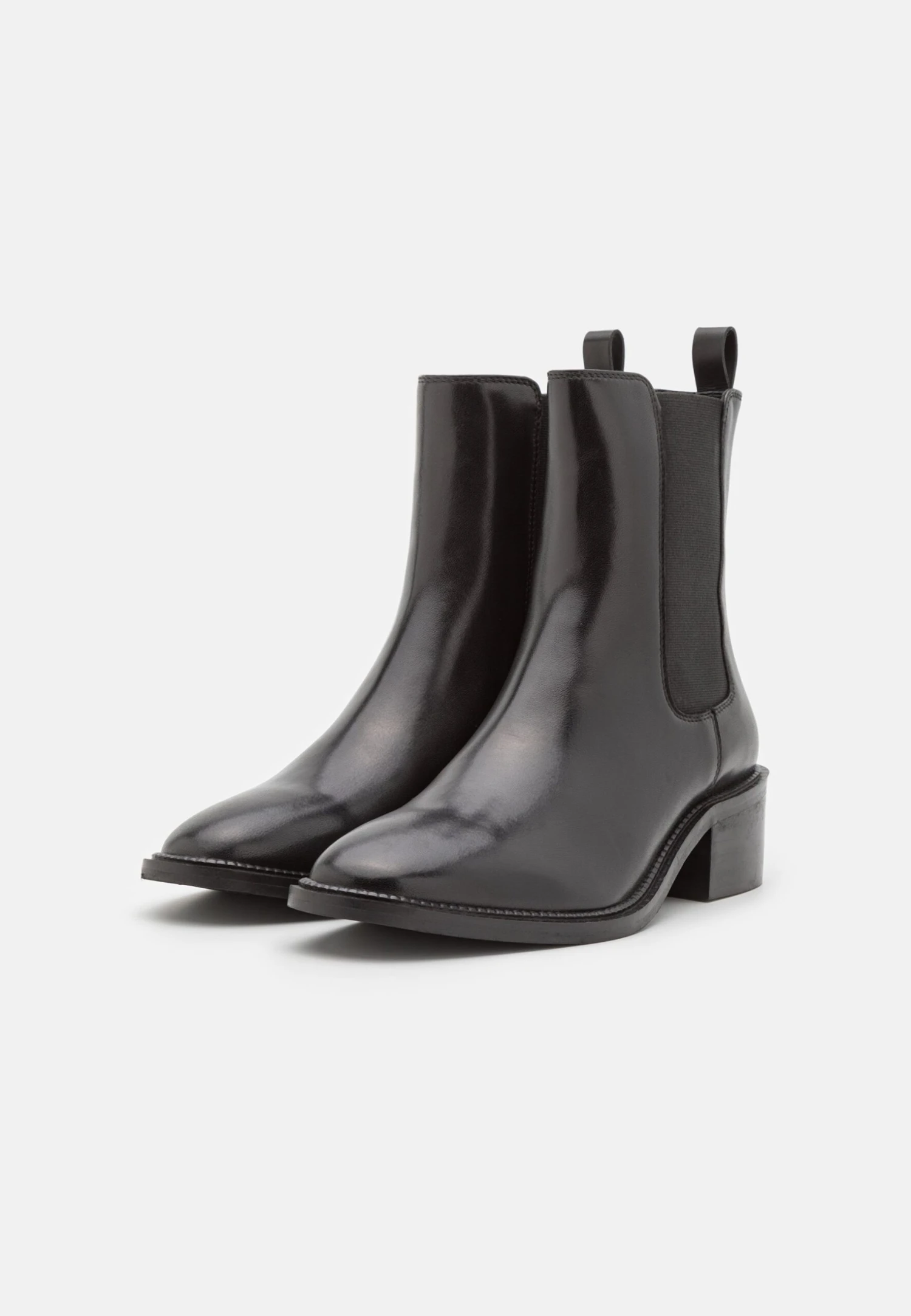 Pier One Leather- Botines - Black 3 Pier One Leather- Botines - Black - Imagen 3