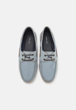 Pier One Leather Unisex - Náuticos - Light Blue -Pier One Tienda De Ventas f9d32a9421f446489ef4a9cccd925d15